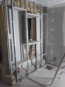 Réalisation de niche en placo