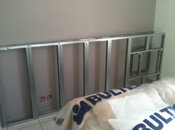 Réalisation de niche en placo